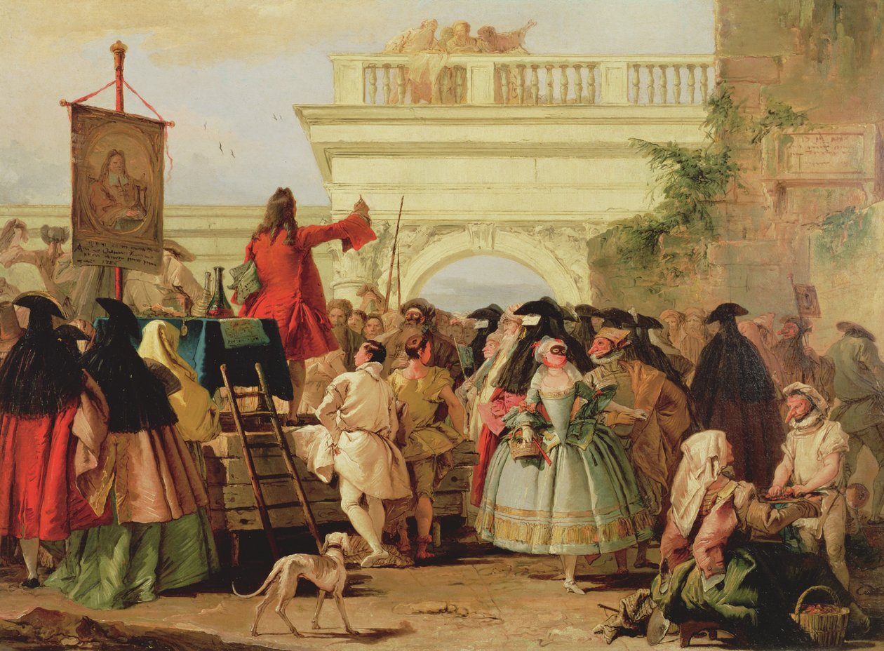 Šarlatán od Giovanni Domenico Tiepolo