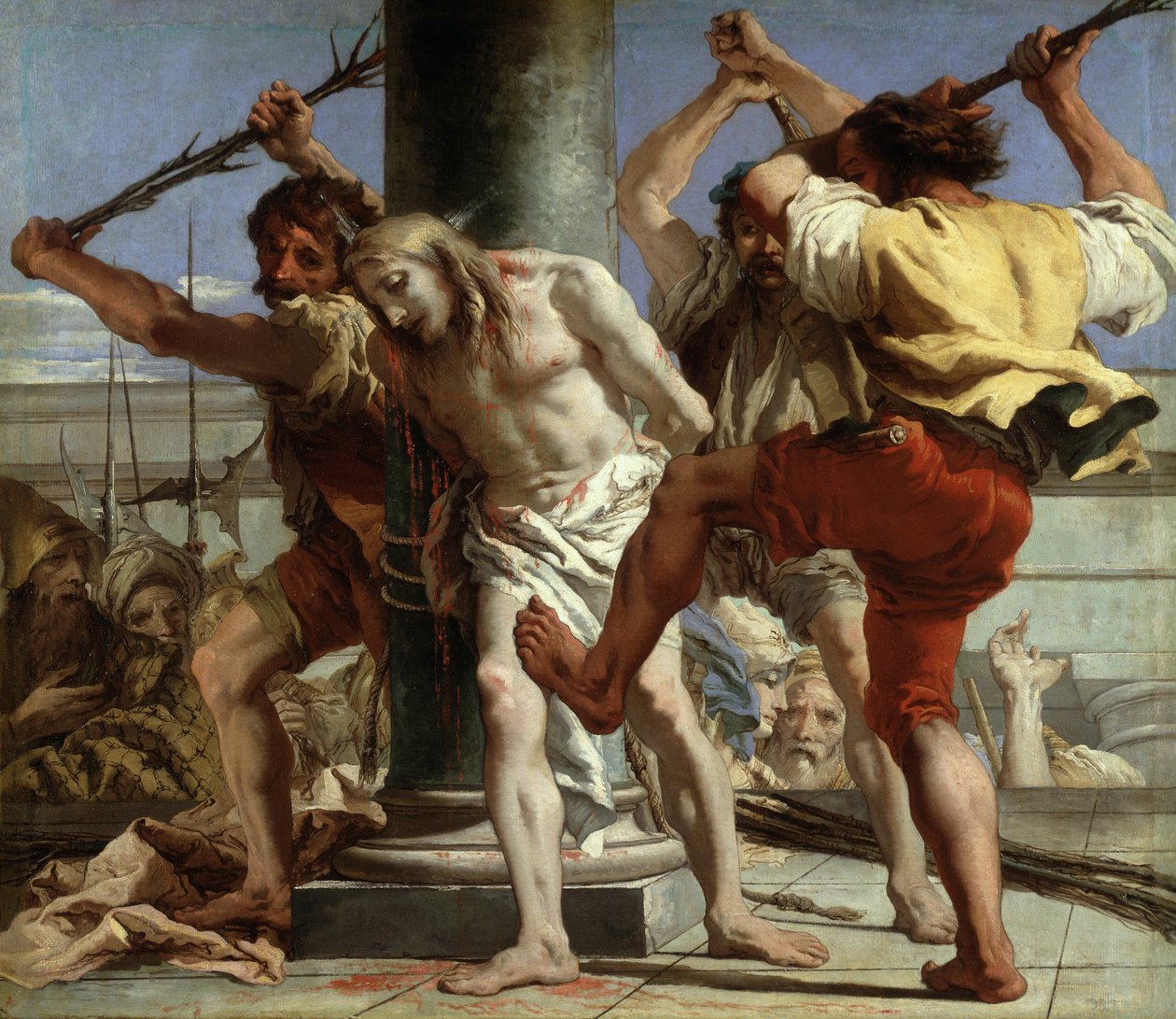 Kristus na sloupu, 1772 od Giovanni Domenico Tiepolo