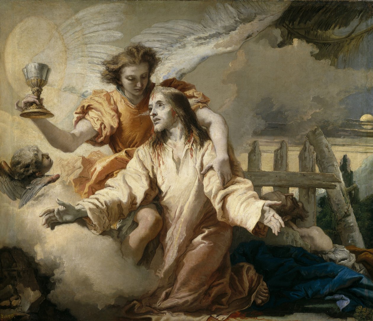Agónie v zahradě, 1772 od Giovanni Domenico Tiepolo