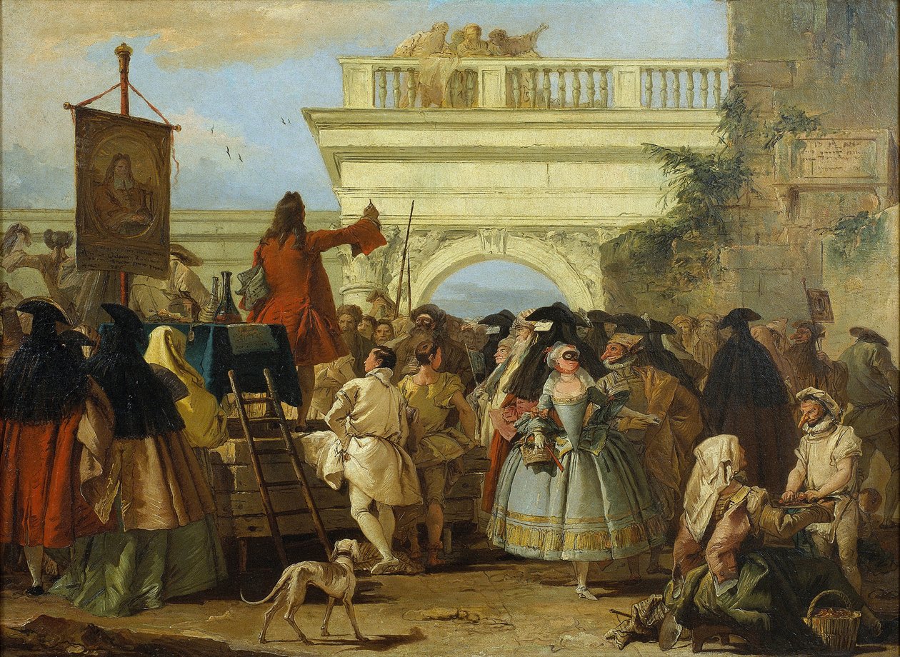 Šarlatán od Giovanni Domenico Tiepolo