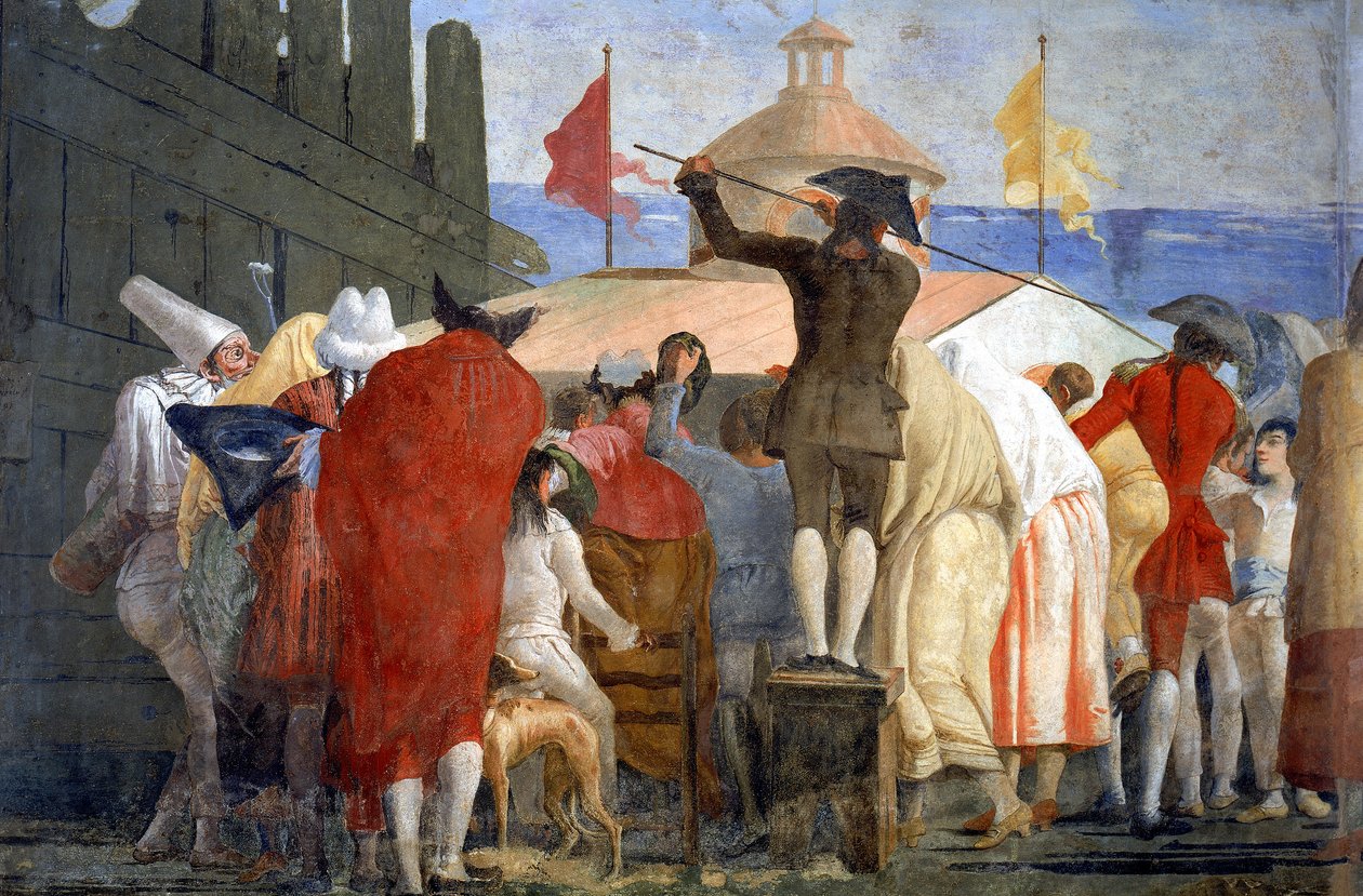 Nový svět, 1791-97 (viz také 60391) od Giovanni Domenico Tiepolo