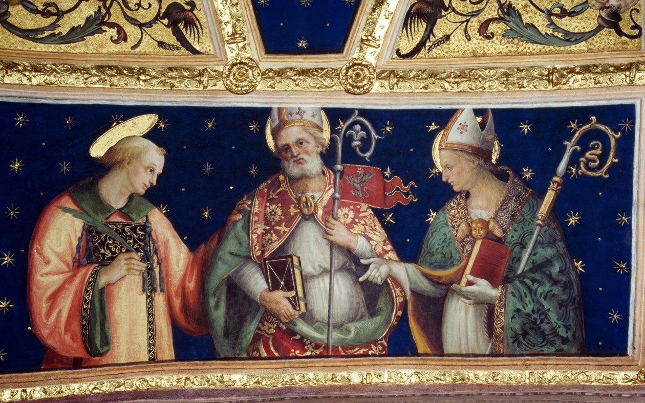 Saint James Minor, Saint Philip and Saint Thomas, detail od Giannicola di Paolo