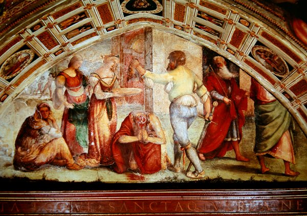 Stětí sv. Jana Křtitele, 1519 od Giannicola di Paolo