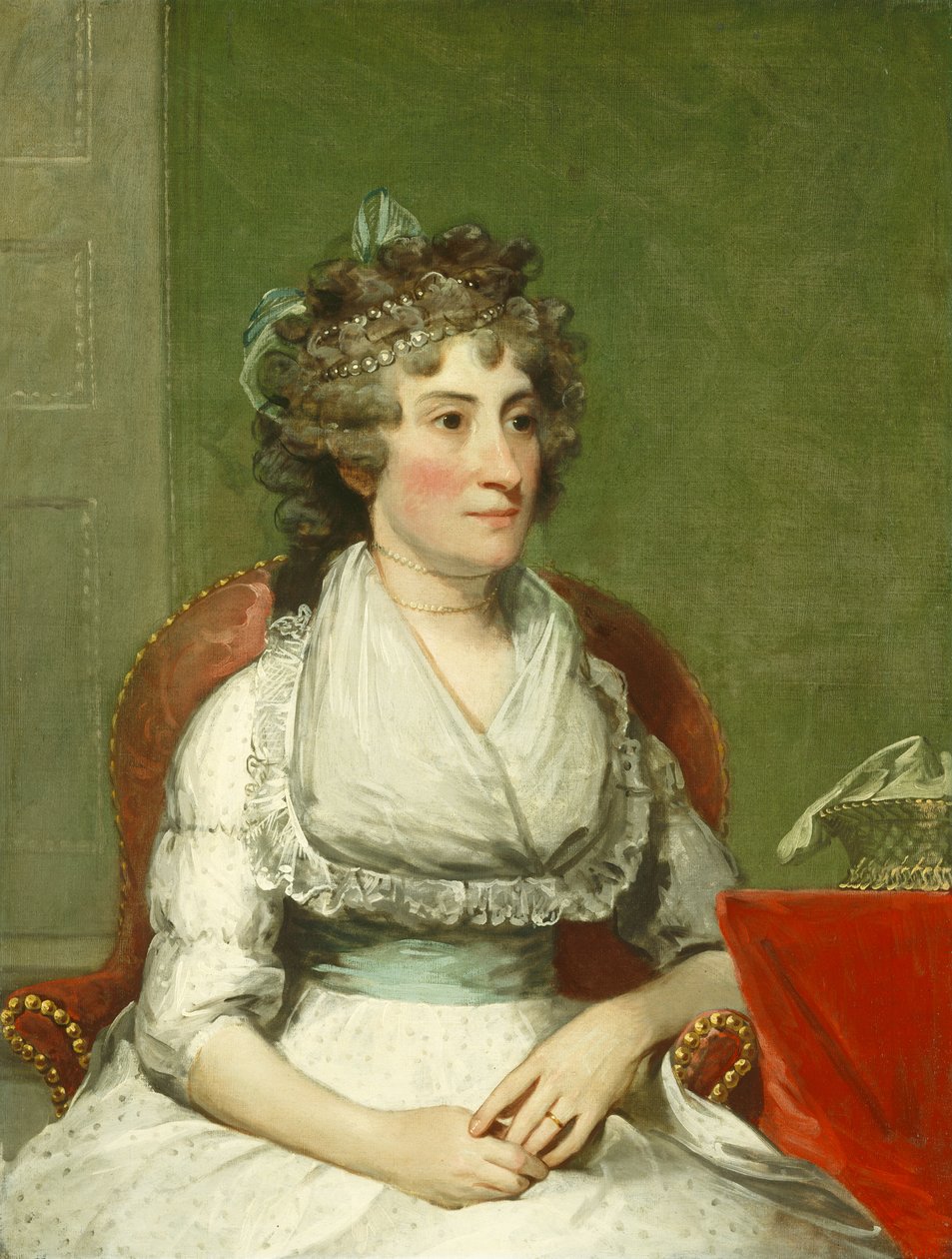 Catherine Yates Pollock (paní George Pollock), 1793-4 od Gilbert Stuart