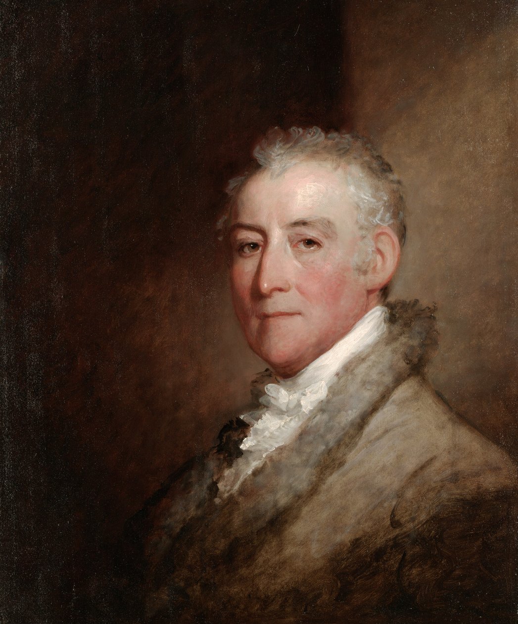 Plukovník John Trumbull, 1818 (olej na dřevěné desce) od Gilbert Stuart