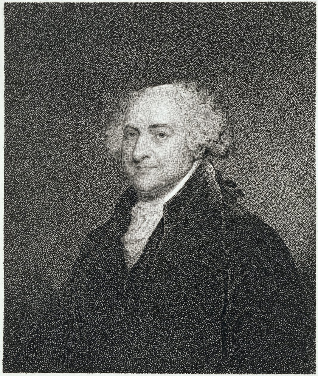 John Adams, vyrytý Jamesem Bartonem Longacrem (1794-1869) od Gilbert Stuart