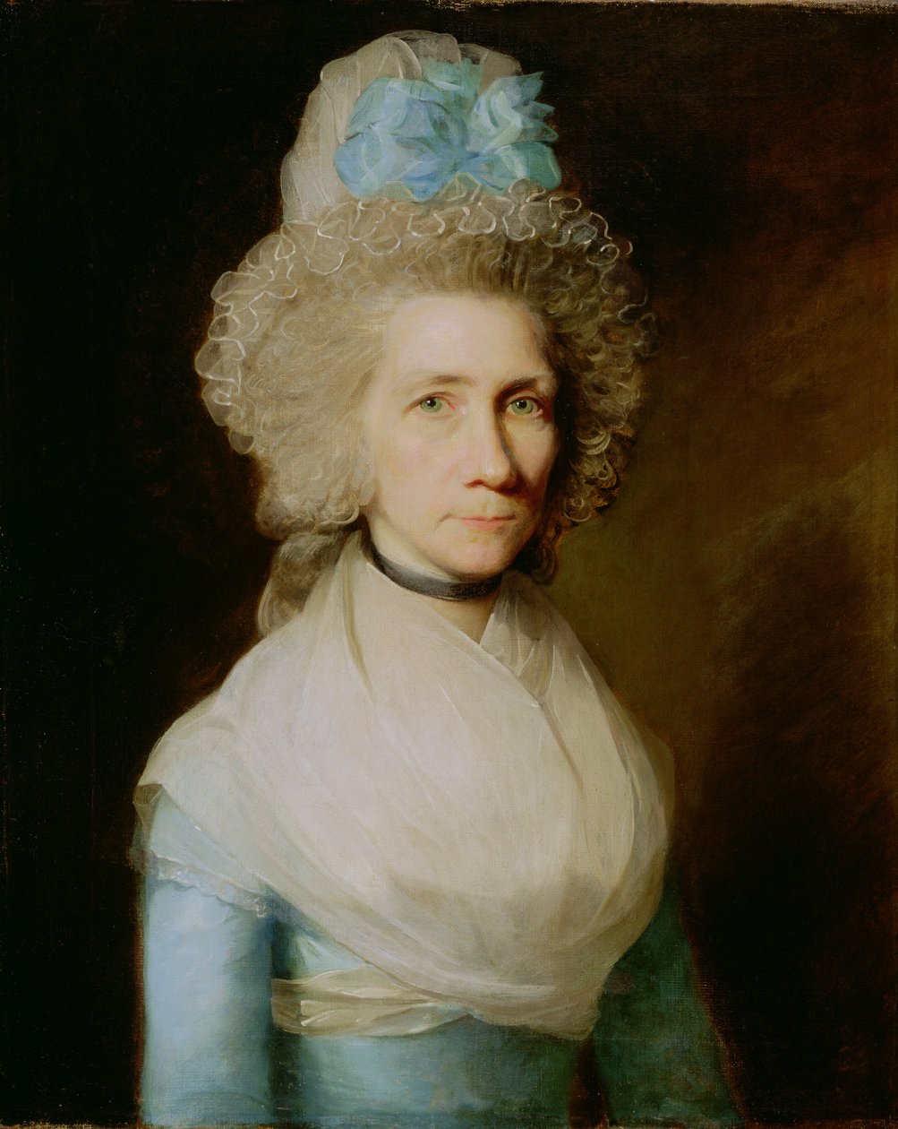 Portrét Elizabeth Caldwellové od Gilbert Stuart