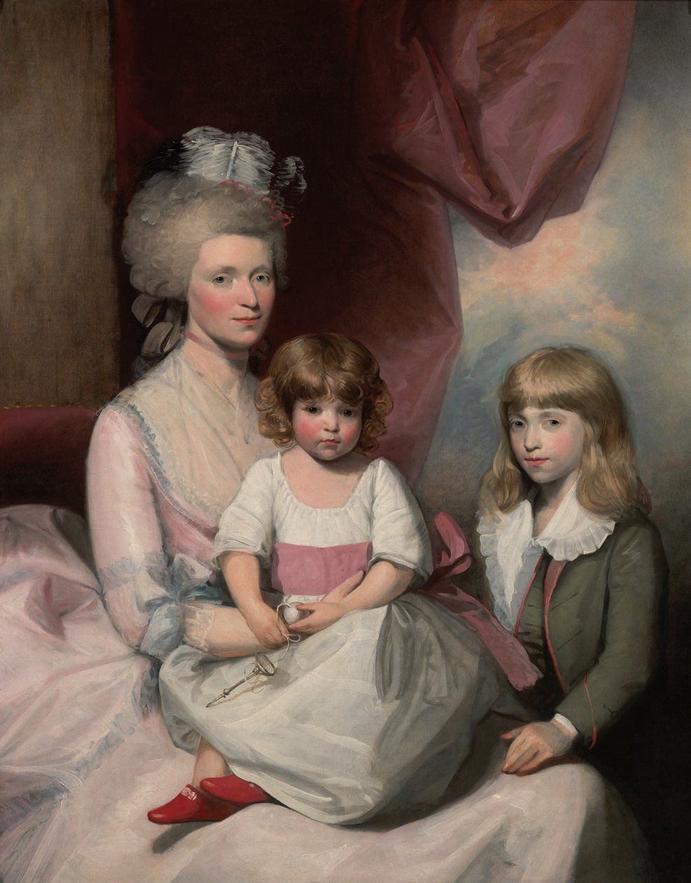 Portrét rodiny od Gilbert Stuart