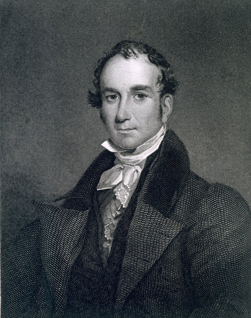 Louis McLane, vyrytý Thomasem Kellym (asi 1795-1841) od Gilbert Stuart Newton
