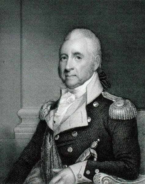 Generálmajor John Brooks (1752-1825) vyrytý Asherem Brownem Durandem (1796-1886) podle kopie originálu od Jamese Herringa (1794-1867) (rytina) od Gilbert (after) Stuart