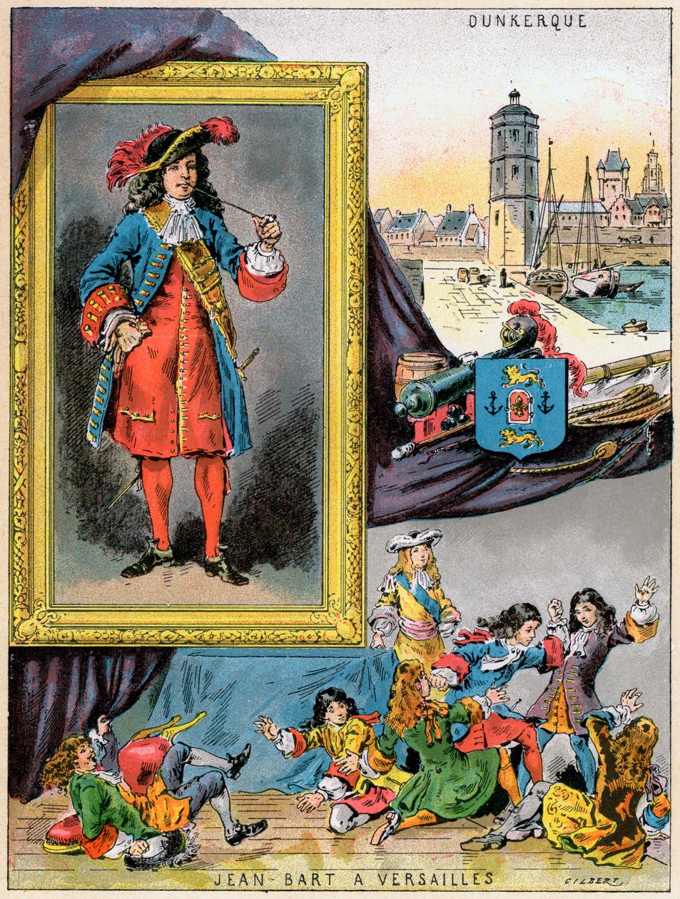 Jean Bart, francouzský námořní velitel a lupič, 1898 od Gilbert