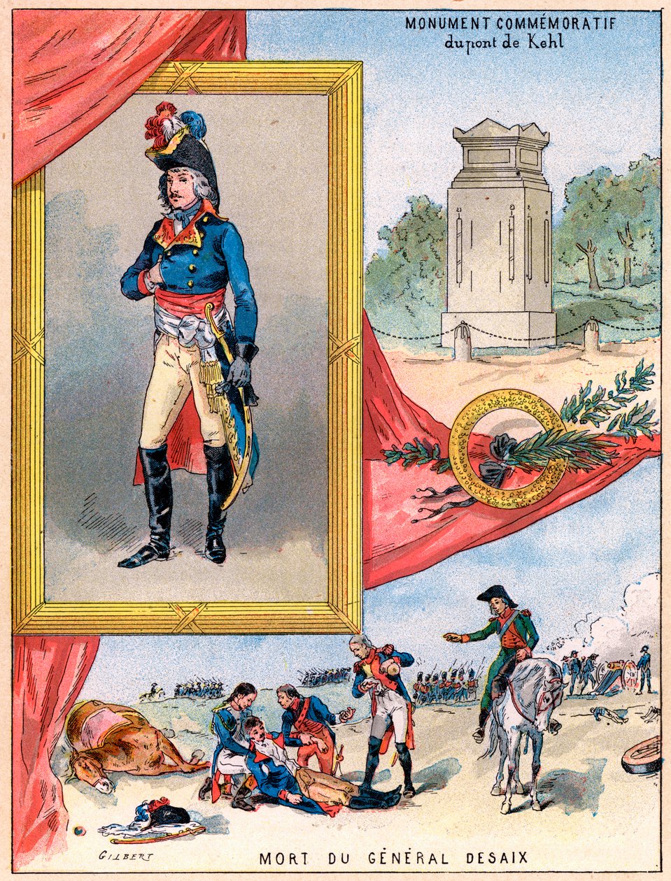 Louis Charles Antoine Desaix, francouzský generál a vojenský vůdce, 1898 od Gilbert