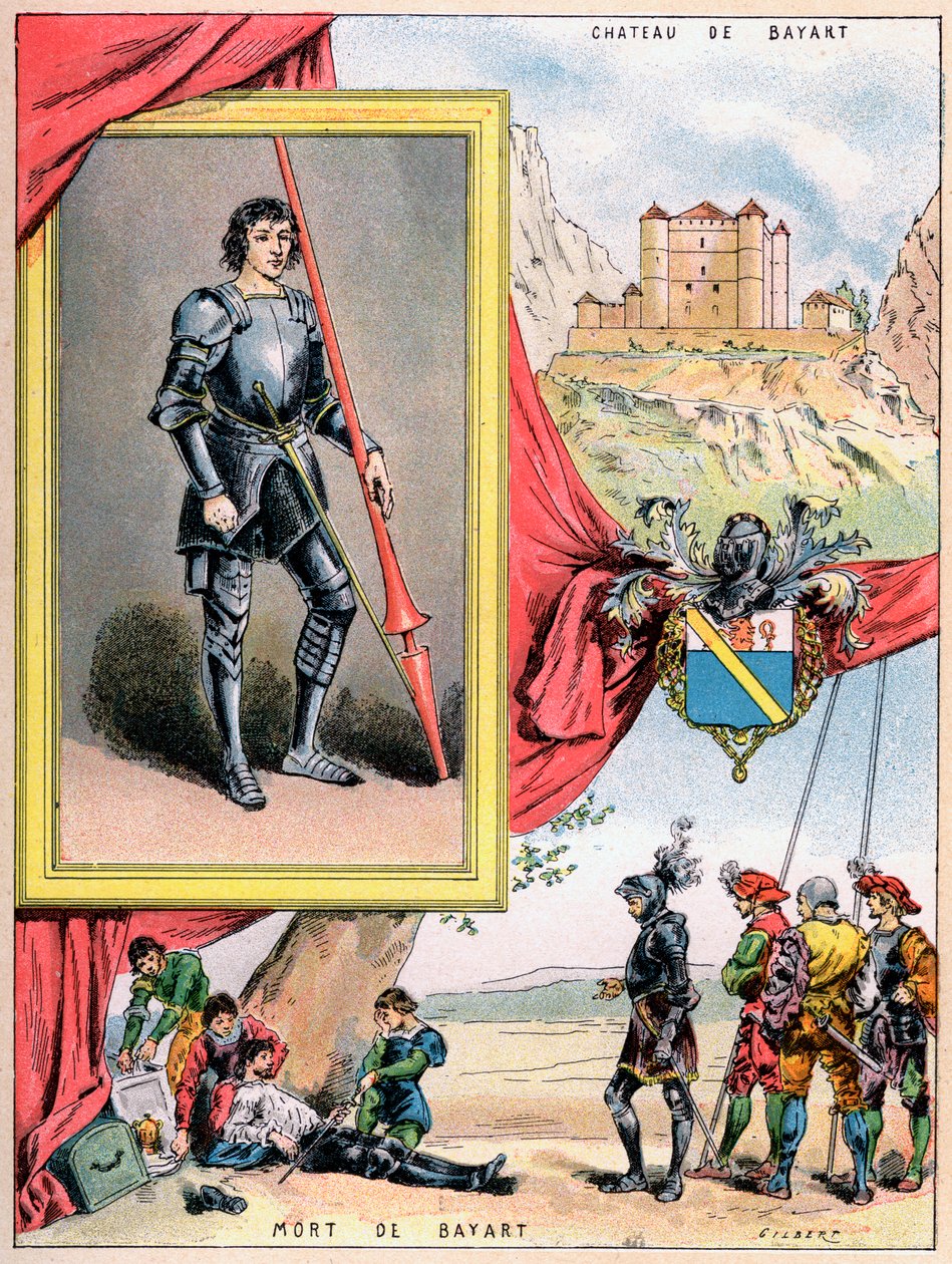 Pierre du Terrail , francouzský voják, 1898 od Gilbert