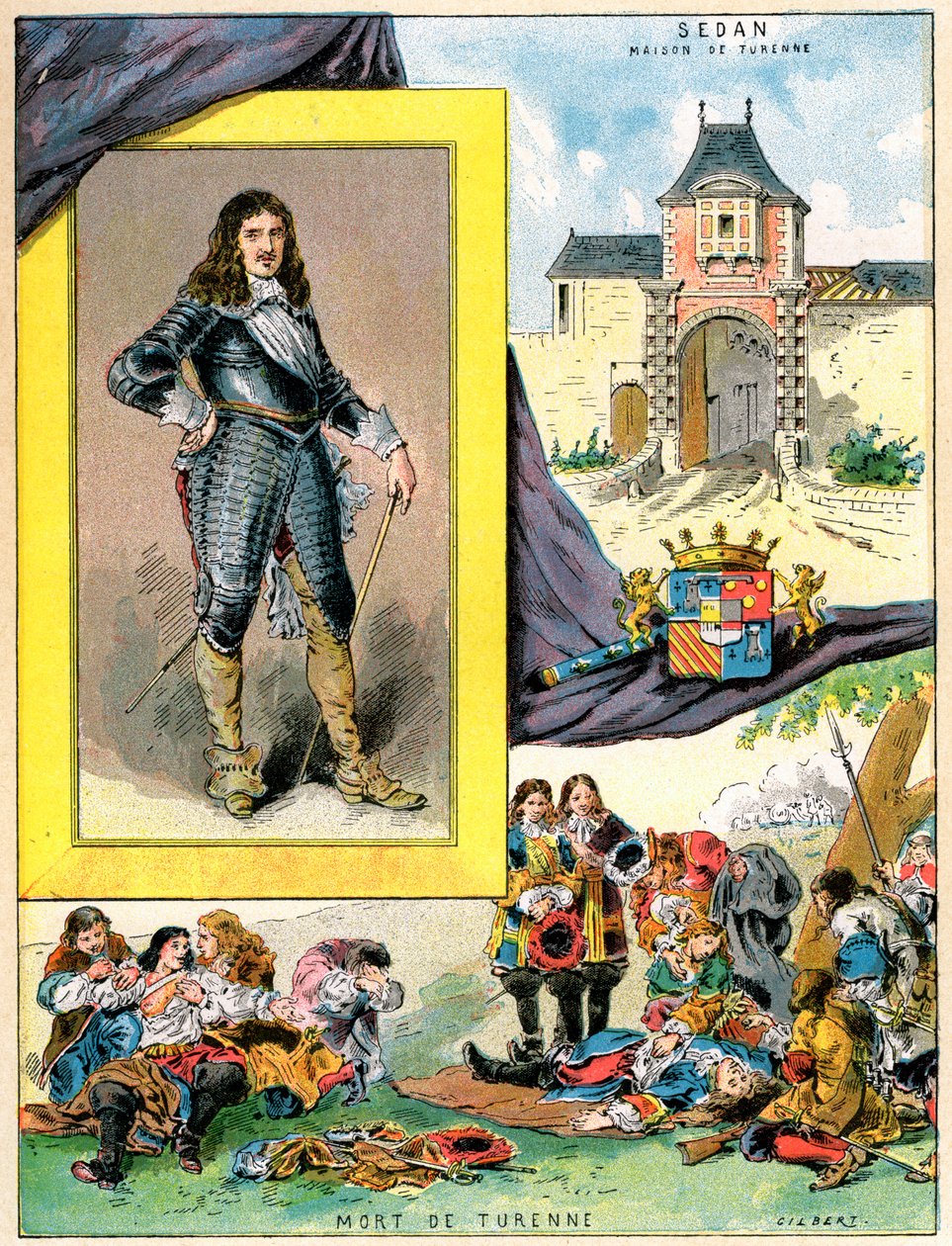 Turenne, Henri de La Tour dAuvergne, maršál Francie, 1898 od Gilbert