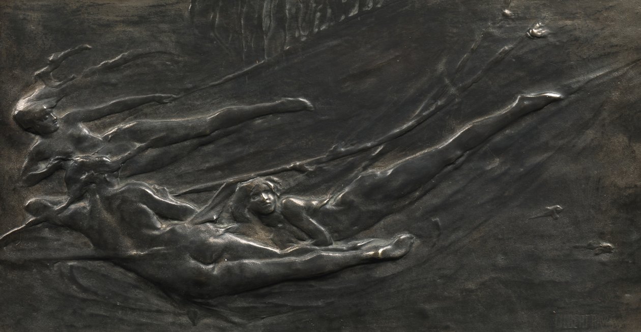 Opuštěný dům, první odlitek 1900 (bronz) od Gilbert Bayes