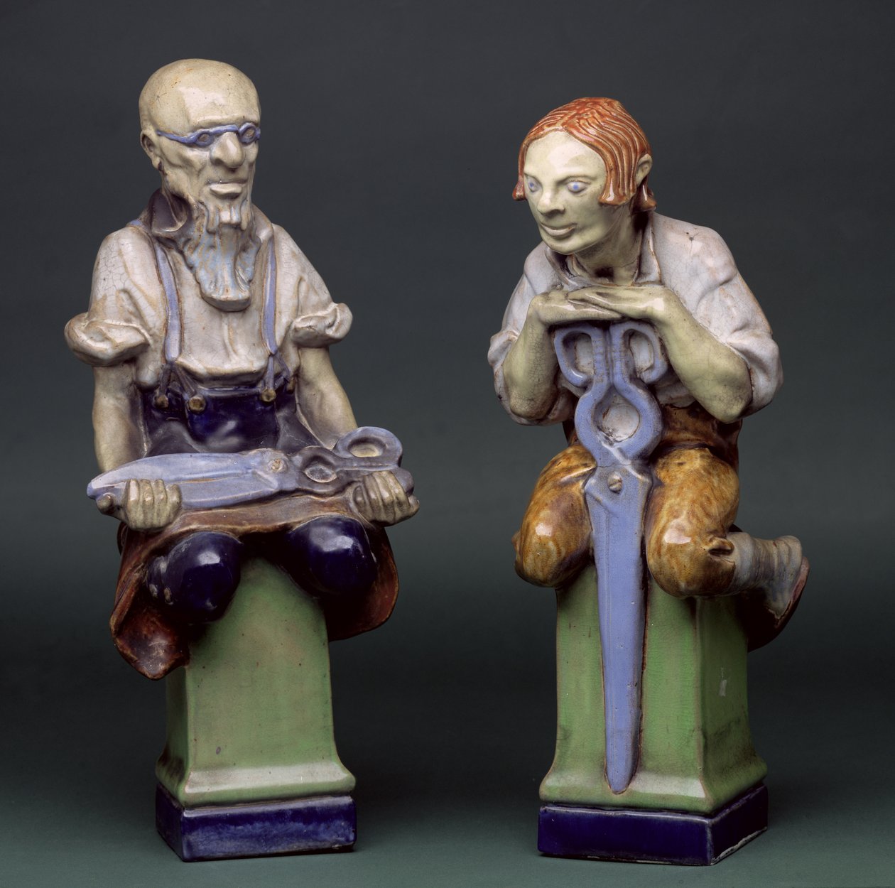 Dva krejčí - mistr a učeň, Doulton od Gilbert Bayes