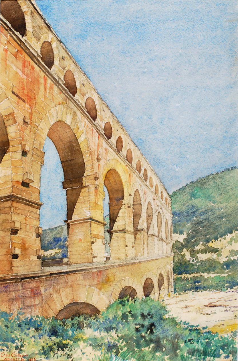 Pont du Gard, Francie od Gilbert Cass