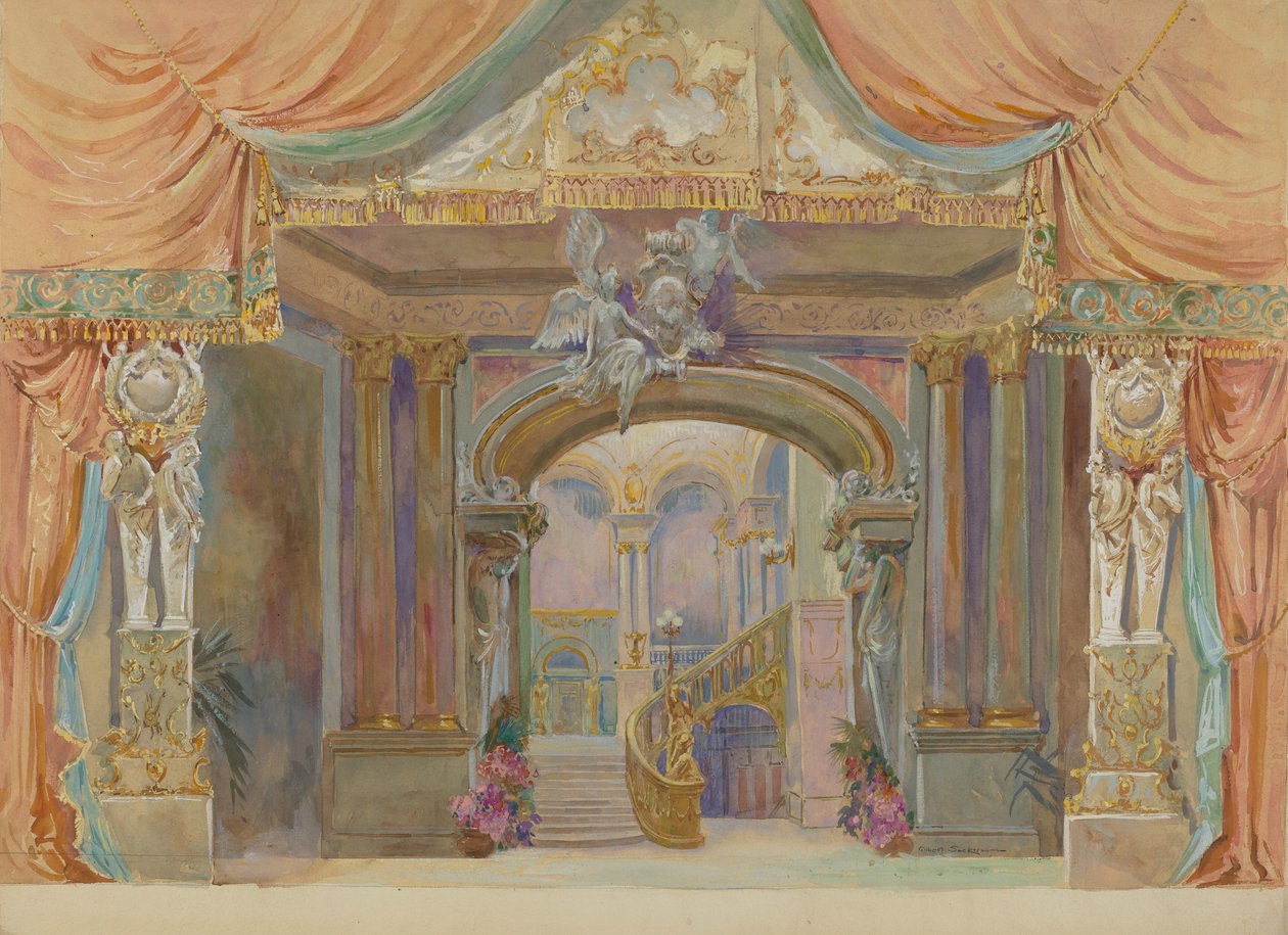 Scéna, c. 1938. od Gilbert Sackerman
