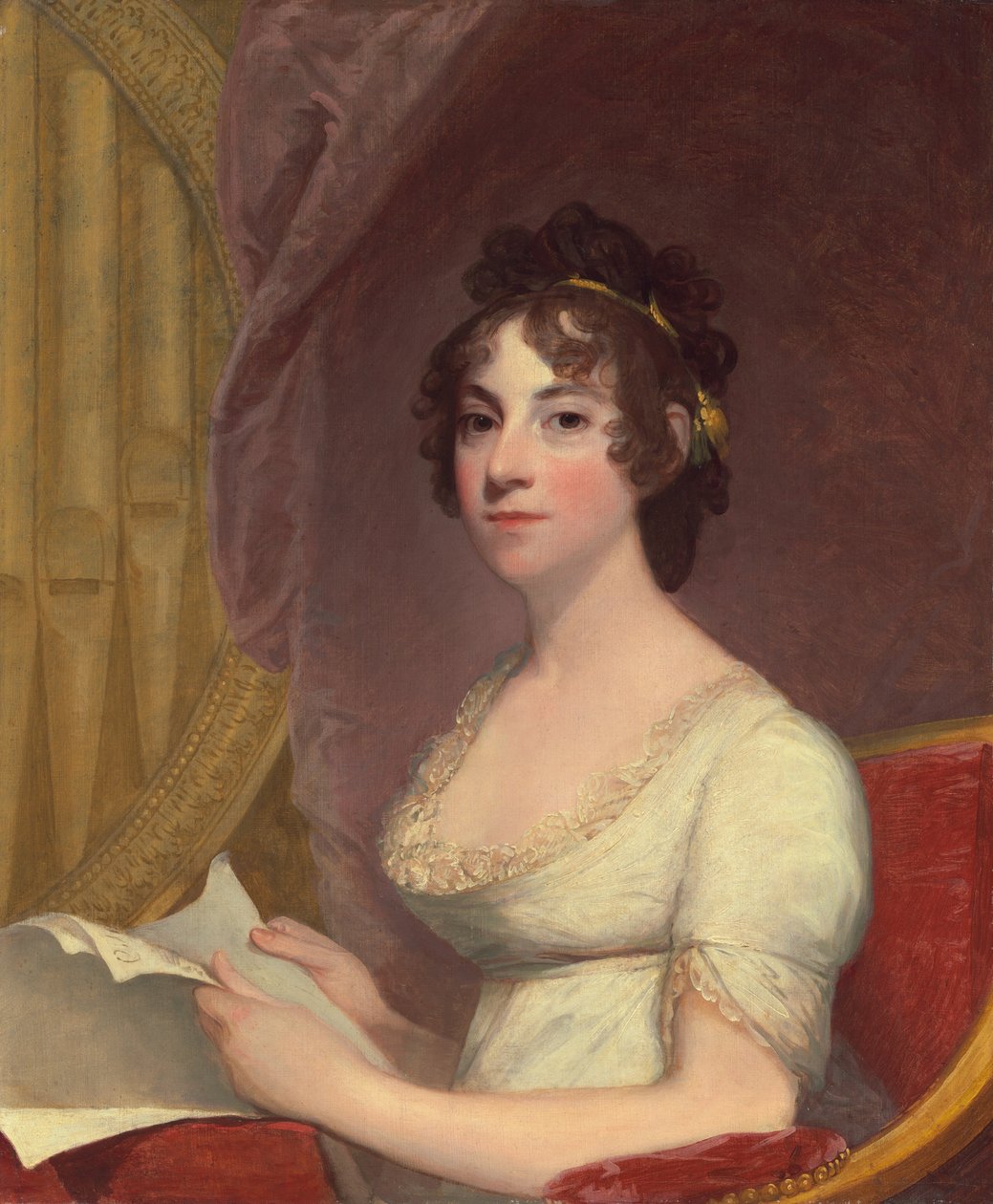 Anna Maria Brodeau Thornton (paní William Thornton) od Gilbert Stuart