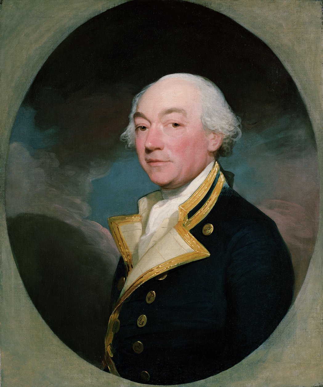 Kapitán William Locker (1731-1800), asi 1785 (olej na plátně) od Gilbert Stuart