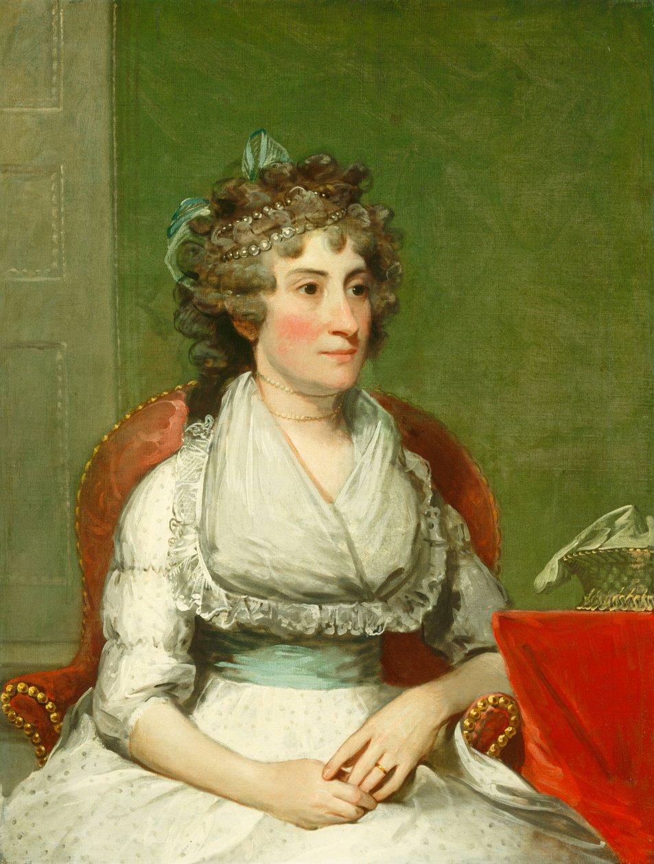 Catherine Yates Pollock (paní George Pollock) od Gilbert Stuart