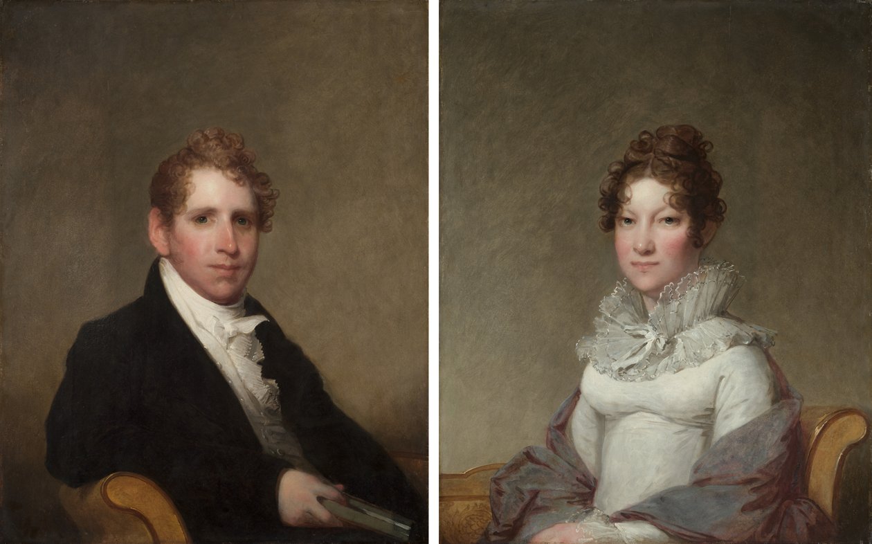 Dr. James Stuart; Mary Campbell Stuart od Gilbert Stuart