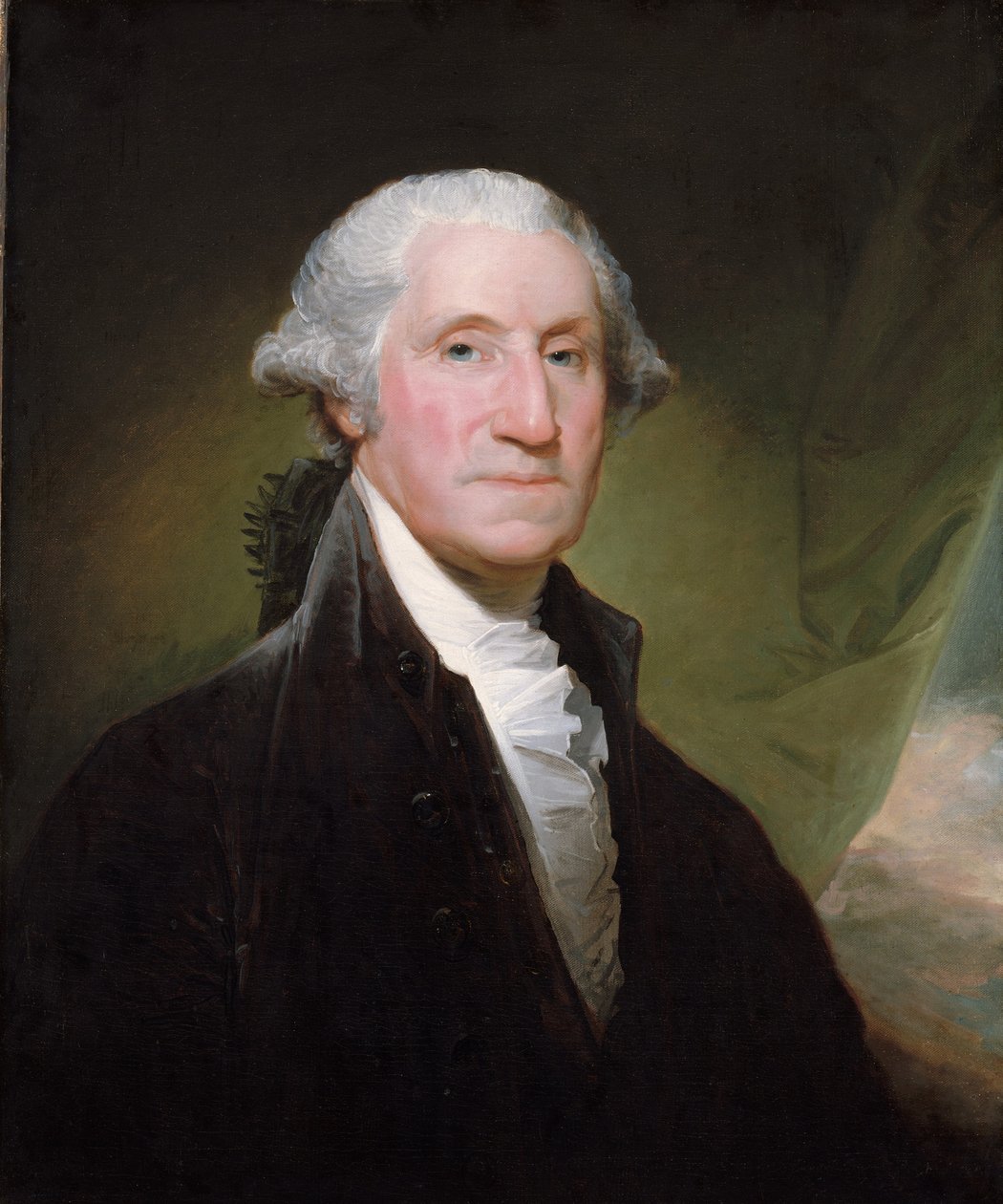 George Washington (1732-99) (olej na plátně) od Gilbert Stuart