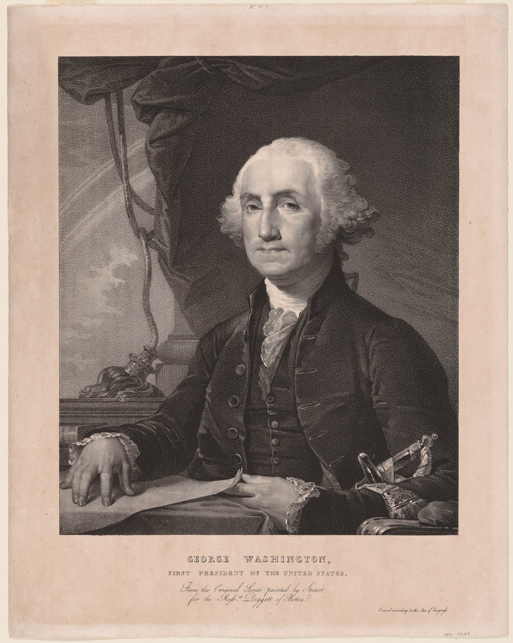 George Washington od Gilbert Stuart