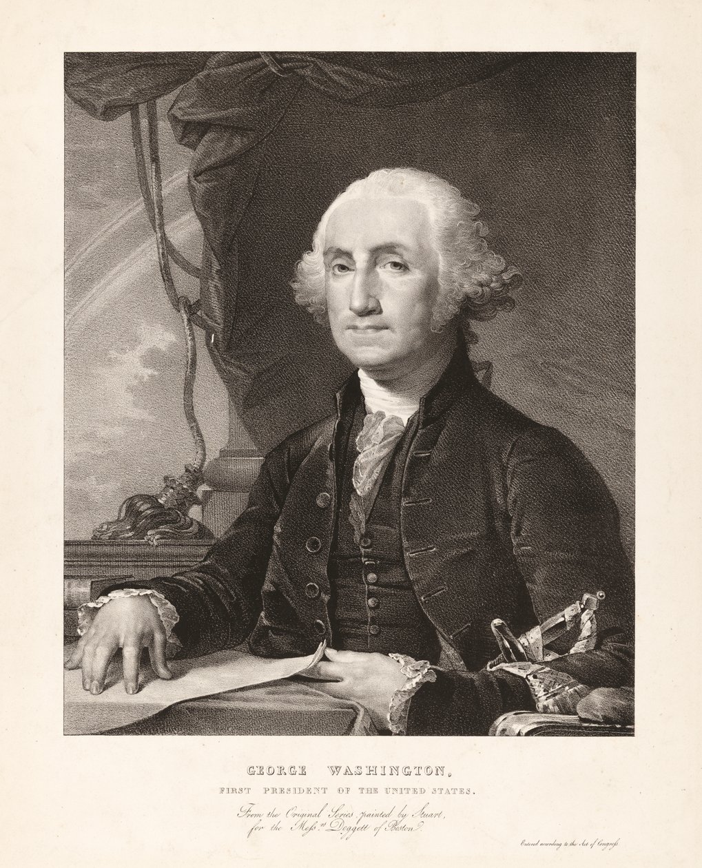 George Washington od Gilbert Stuart