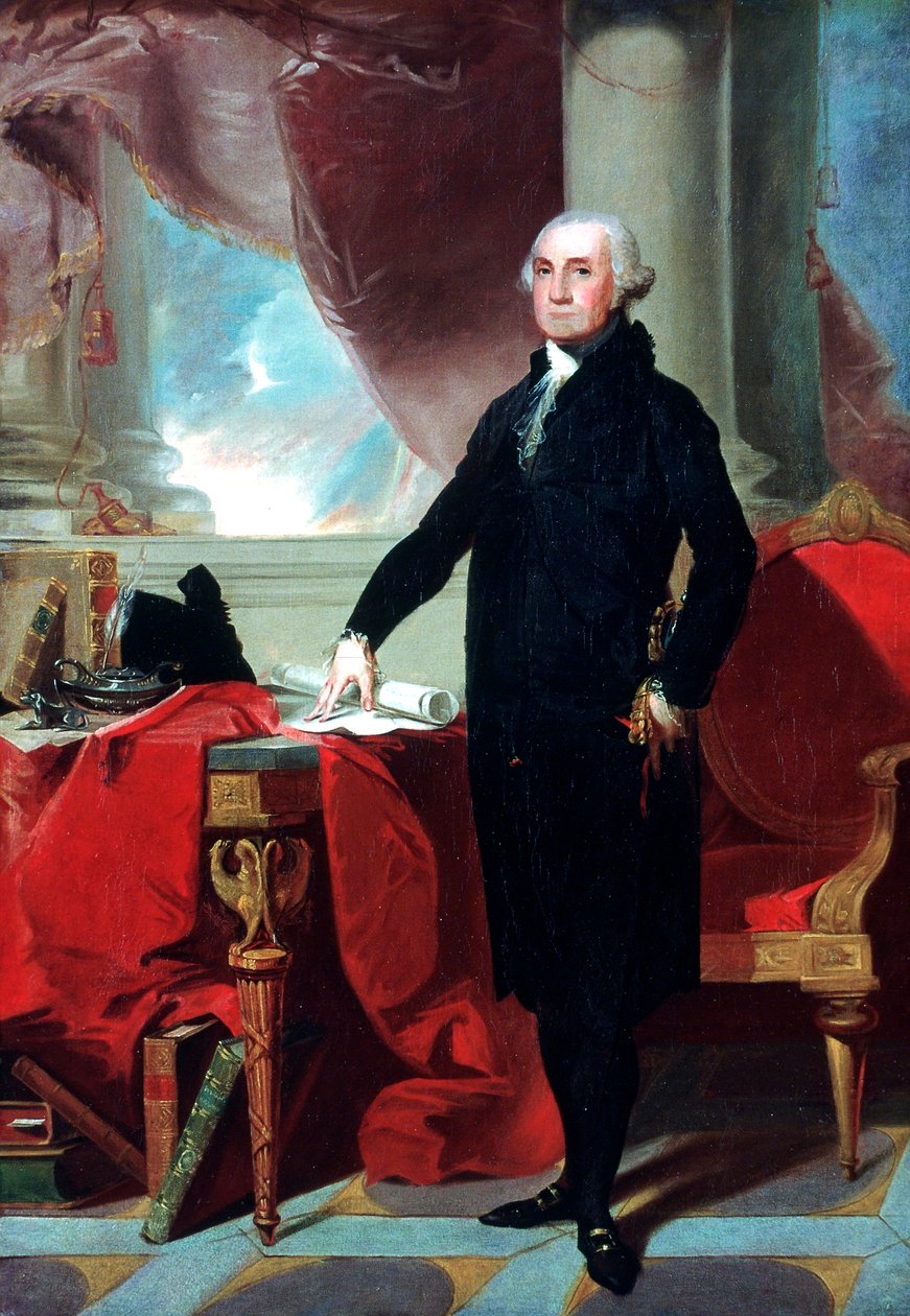 George Washington 1732-99, 1796 od Gilbert Stuart