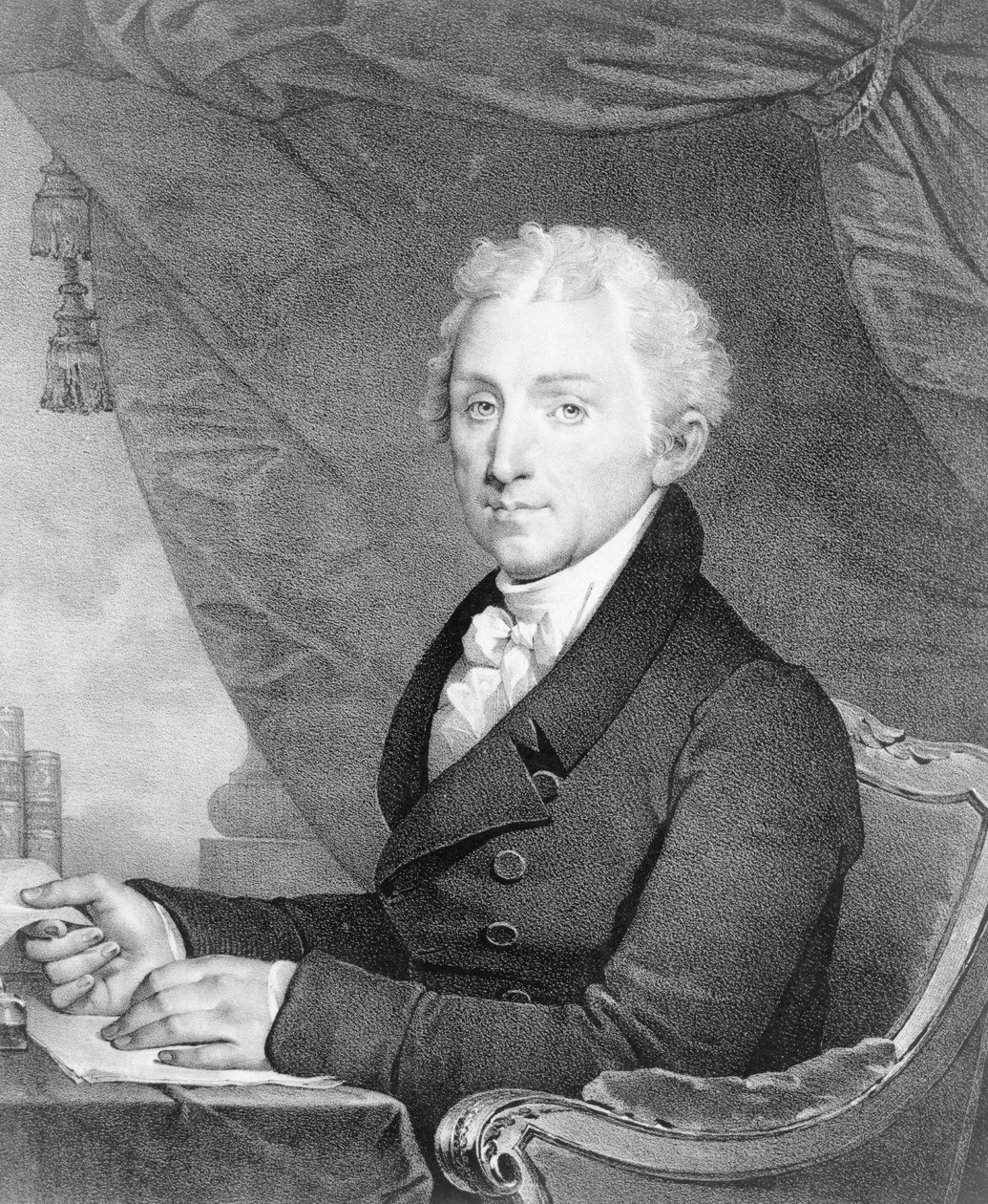 James Monroe, pátý prezident Spojených států od Gilbert Stuart