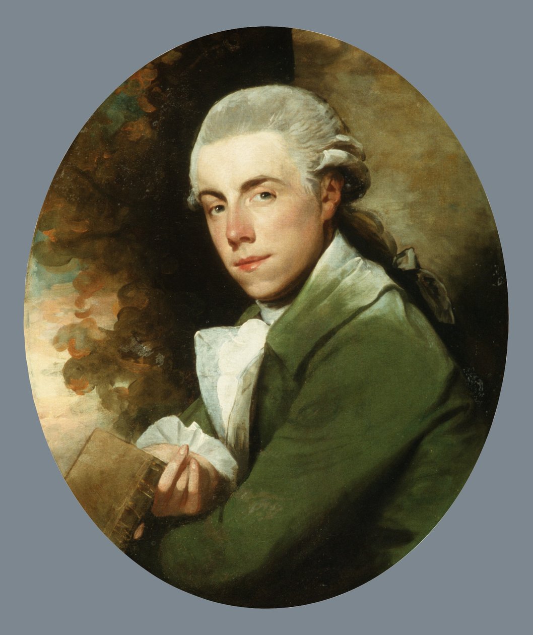Muž v zeleném kabátě od Gilbert Stuart