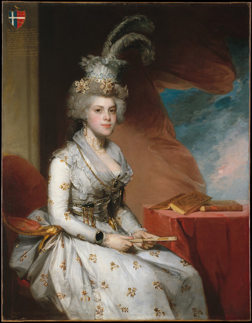 Matilda Stoughtonová de Jaudenesová od Gilbert Stuart
