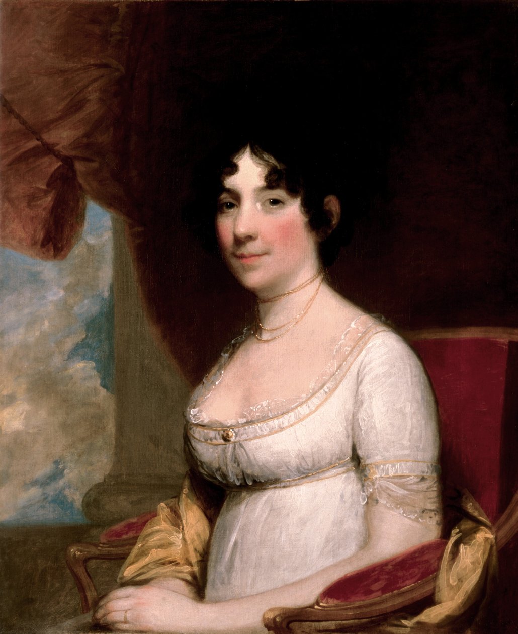 paní Dolley Madison od Gilbert Stuart