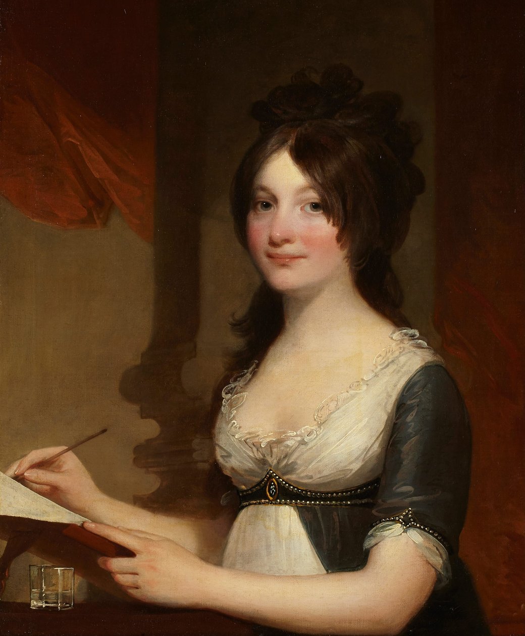 Portrét mladé ženy od Gilbert Stuart