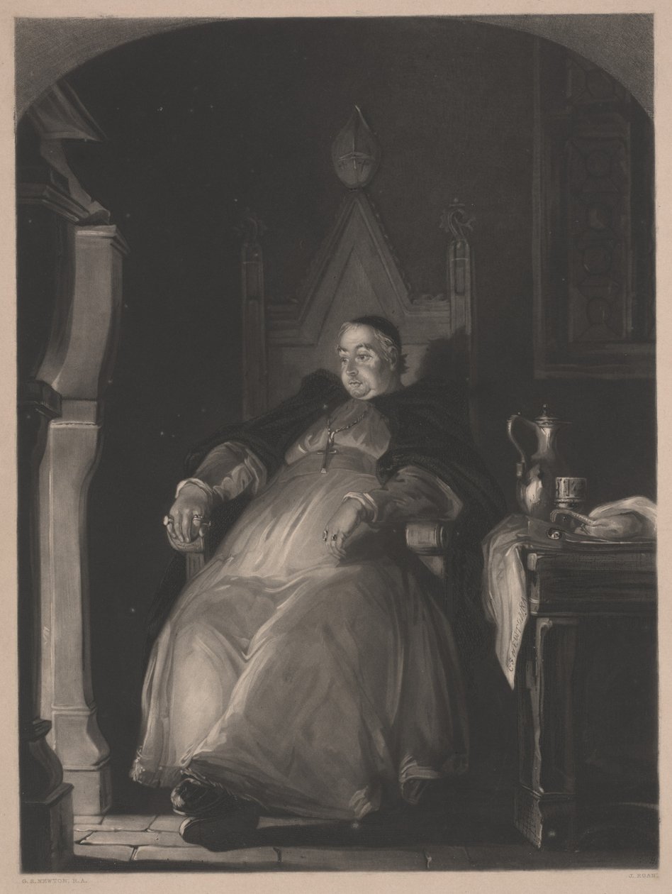 Abbott Bonifác od Gilbert Stuart Newton