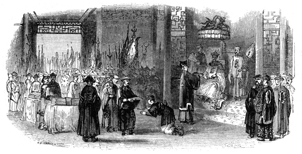 Výroční ceremonie předávání almanachů, 1847 od Giles