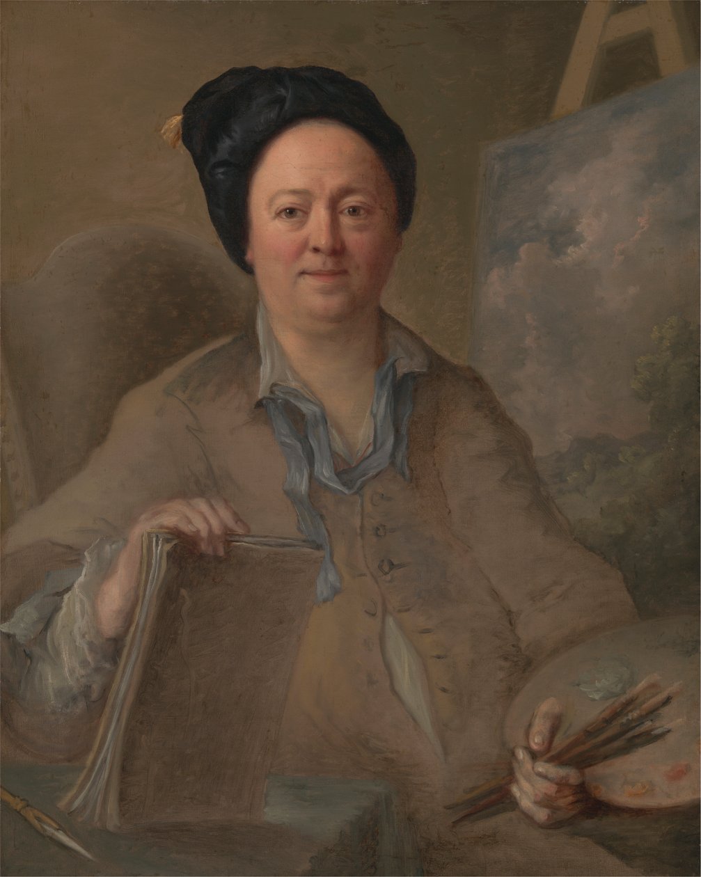 Portrét krajináře, možná George Lambert od Giles Hussey