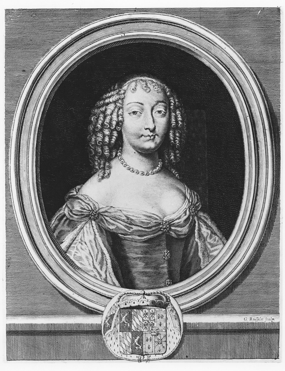 Anne Gonzaga, princezna Palatine od Gilles Rousselet