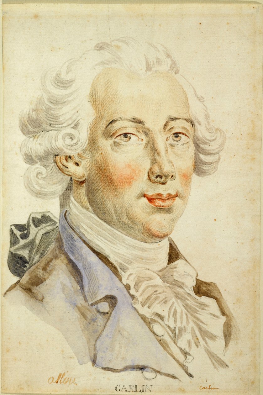 Portrét Carla Antonia Bertinazziho 1710-1783, 40. léta 18. století. od Gilles Allou