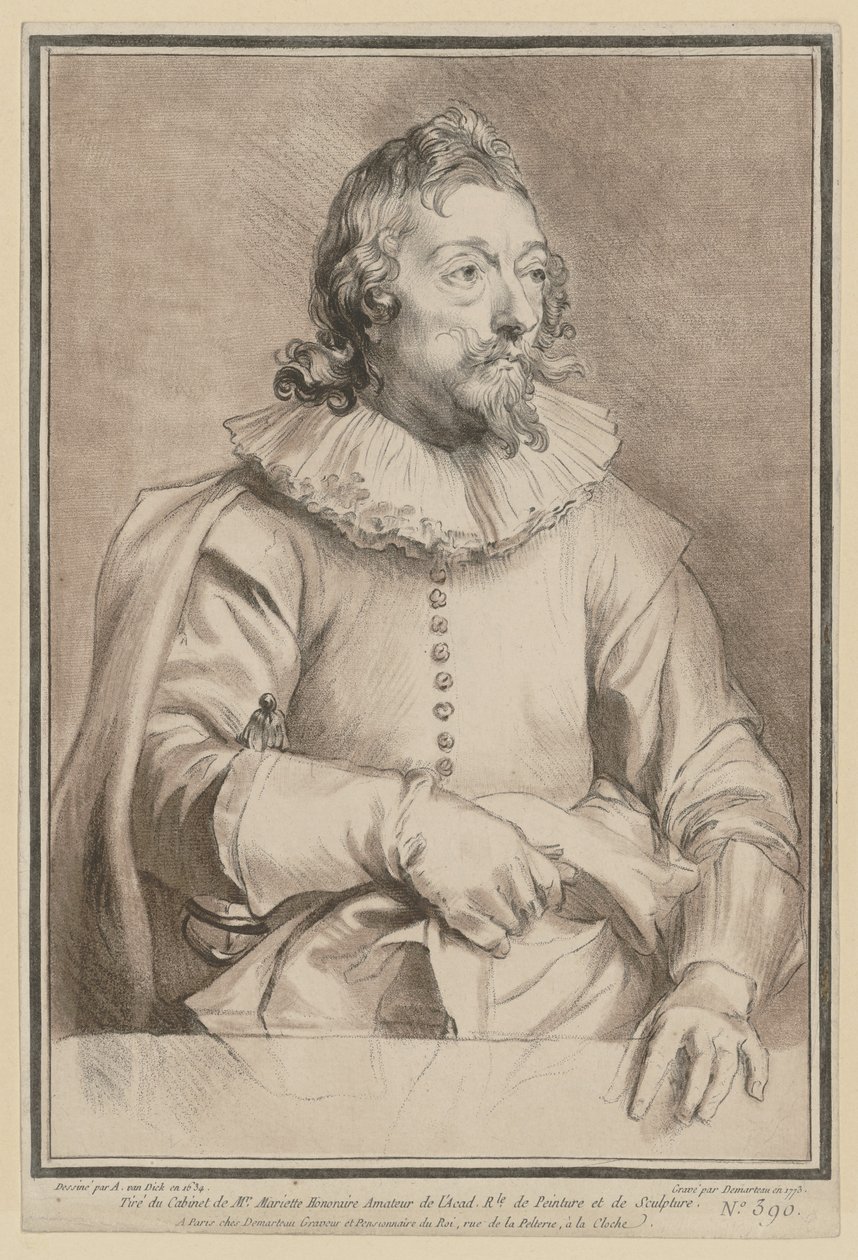 Portrét Jacoma de Cachiopina od Gilles Demarteau