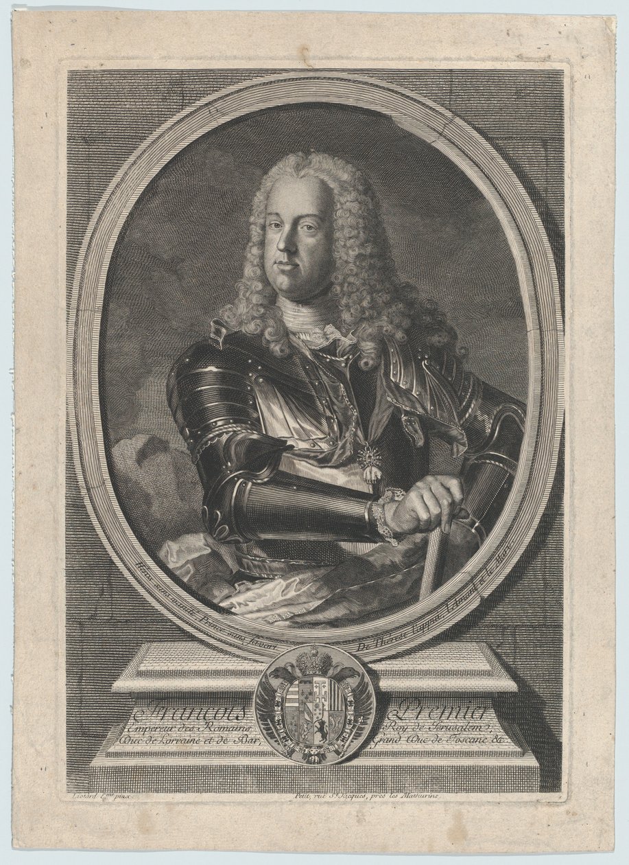 Portrét Františka I., ca. 1745. od Gilles Jacques Petit