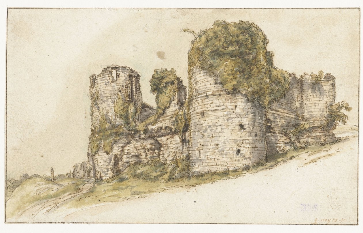 Pohled na Château de César ve Vau od Gilles Neyts