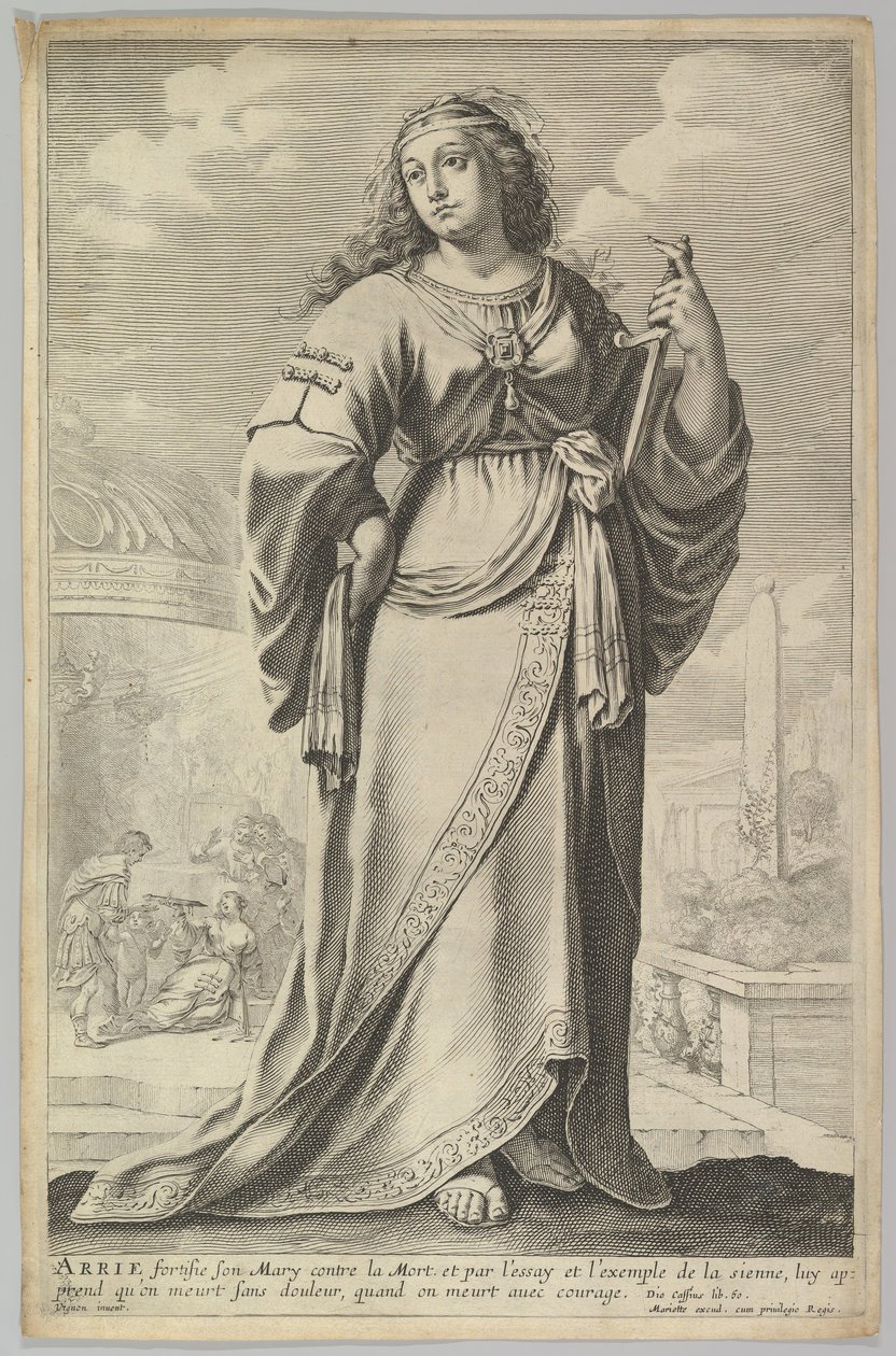 Arrie, 1647. Tvůrci: Gilles Rousselet, Abraham Bosse. od Gilles Rousselet and Abraham Bosse