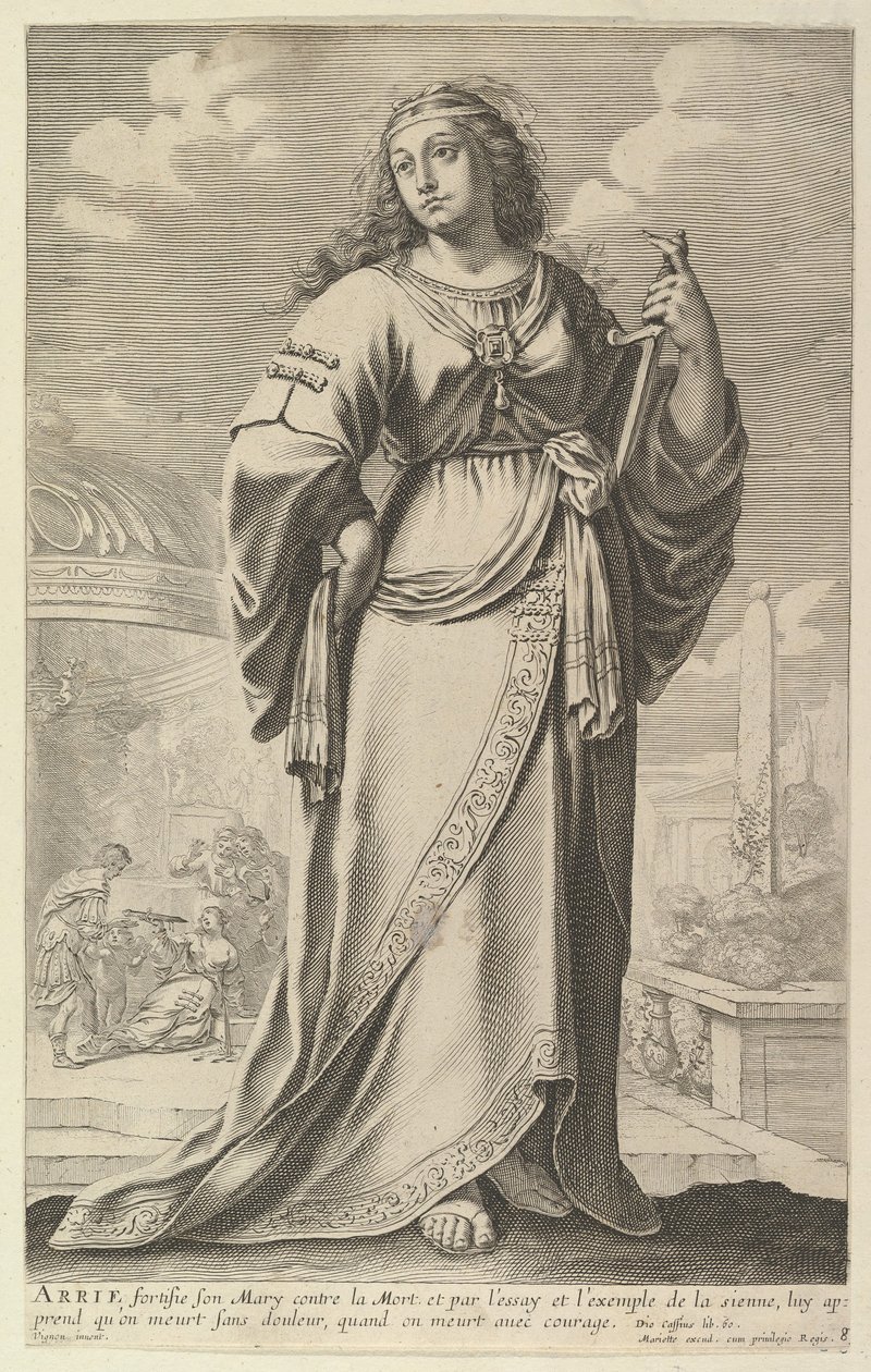 Arrie, 1647. Tvůrci: Gilles Rousselet, Abraham Bosse. od Gilles Rousselet and Abraham Bosse