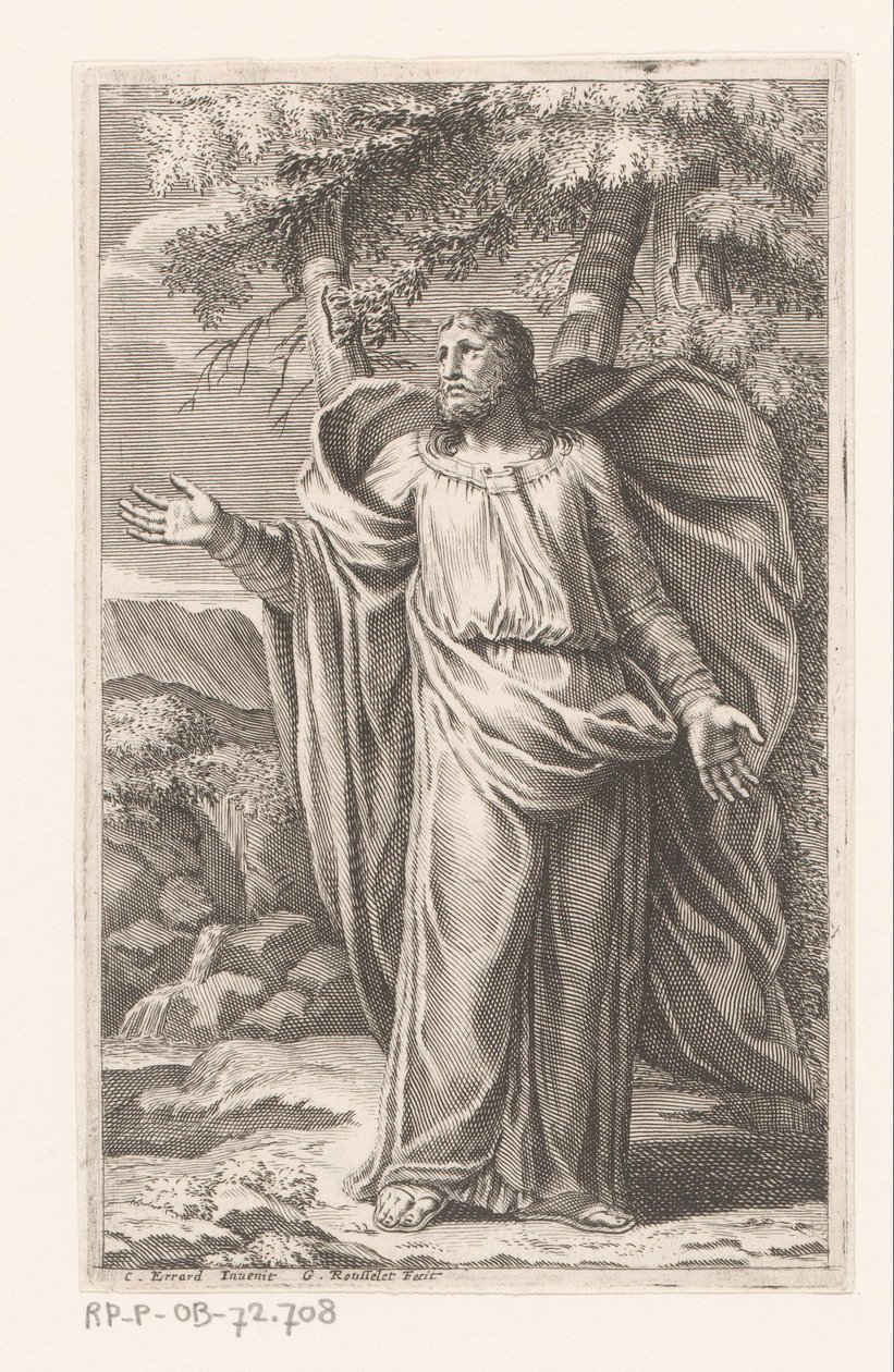 Kristus na poušti od Gilles Rousselet
