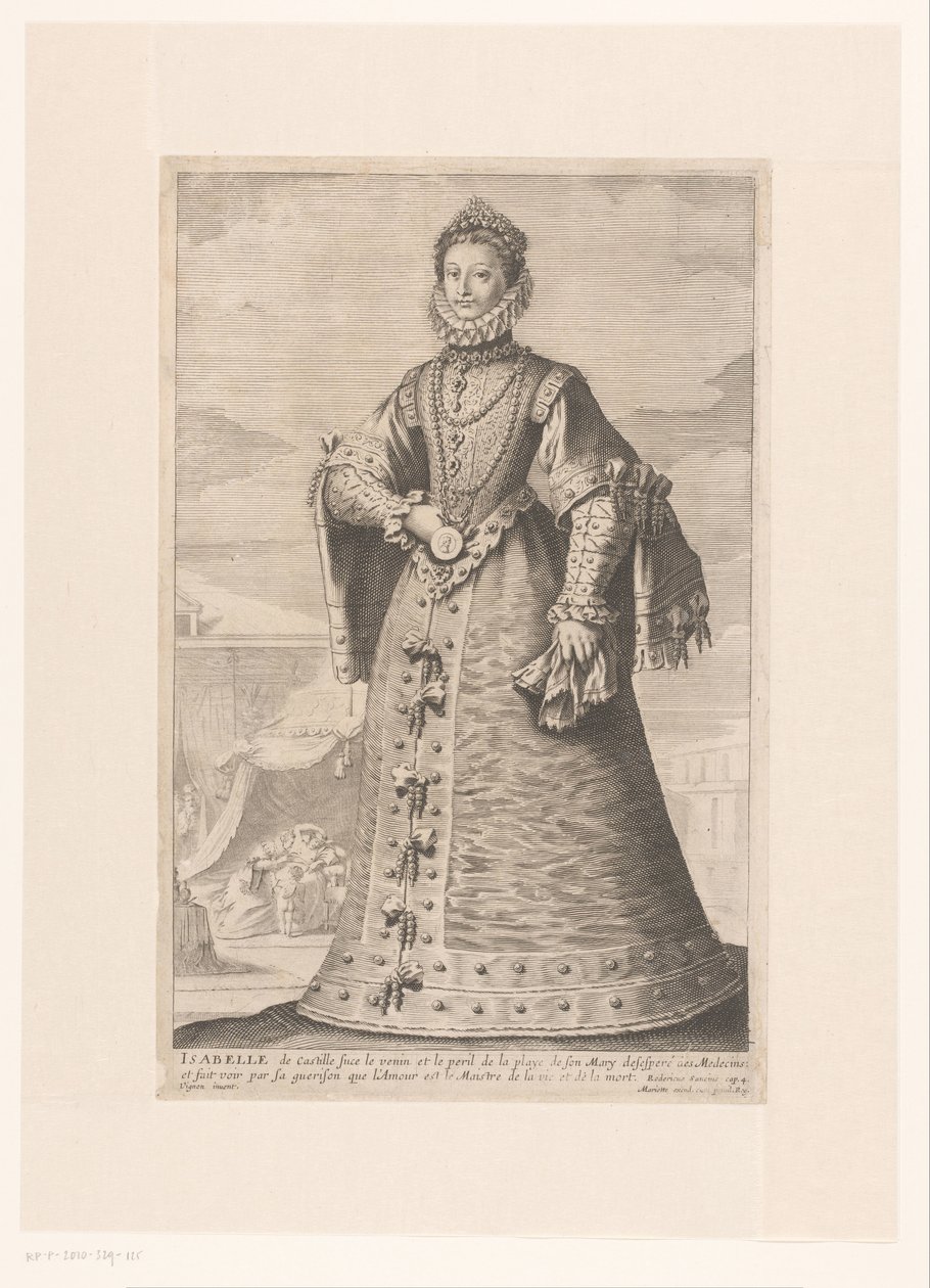 Portrét Isabely Kastilské od Gilles Rousselet