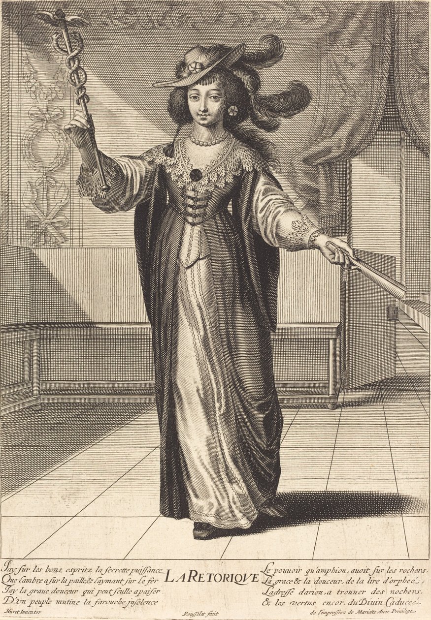 La Rhetorique (rétorika) od Gilles Rousselet after Grégoire Huret