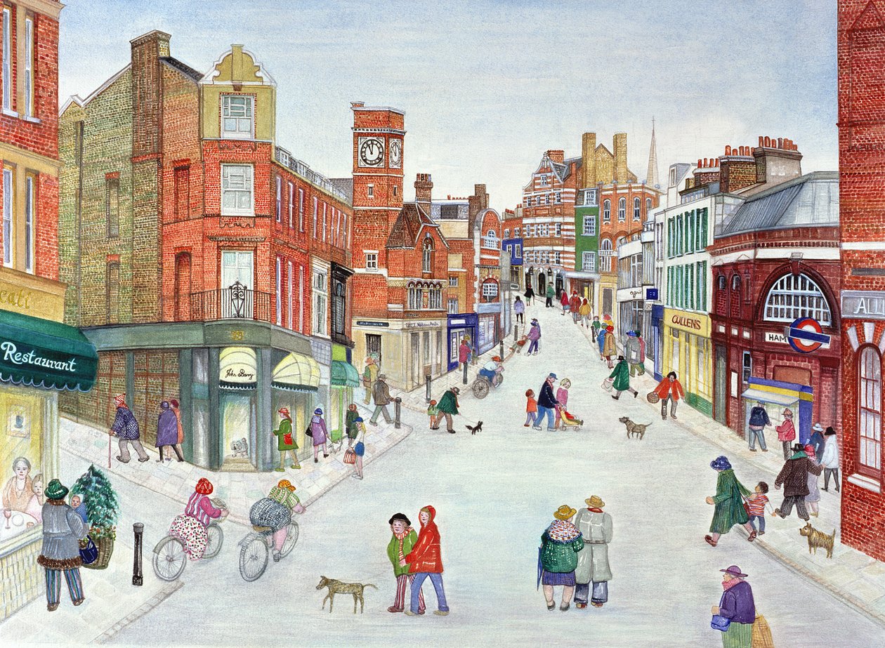Heath Street, Hampstead od Gillian Lawson