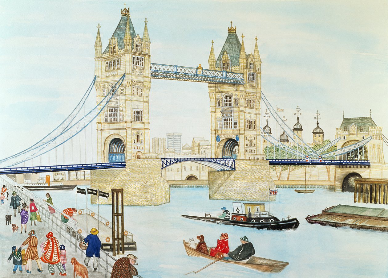 Tower Bridge, Londýn od Gillian Lawson